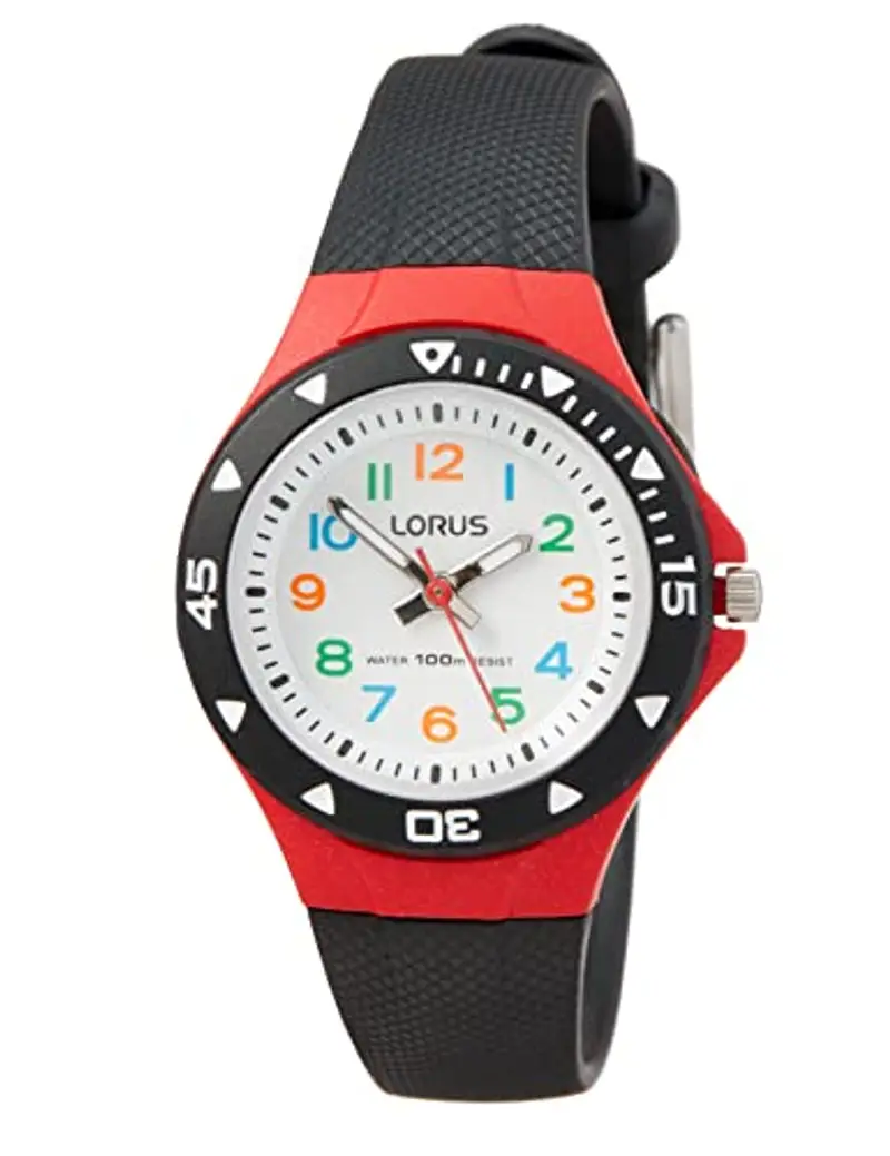 Lorus Orologio Analogico Quarzo Bambino con Cinturino in Silicone R2345MX9