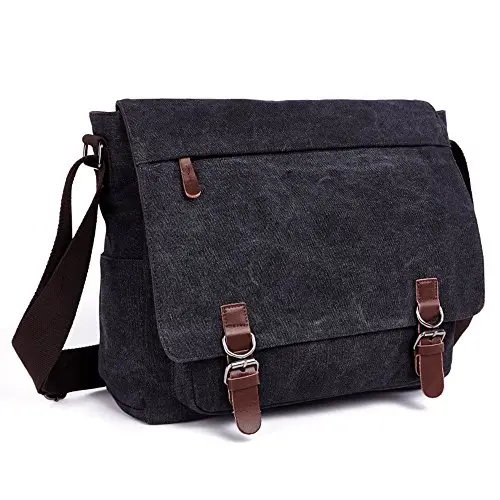 LOSMILE Borsa a tracolla Uomo Nero 3517631