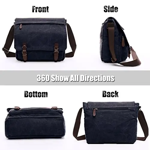 LOSMILE Borsa a tracolla Uomo Nero 3517631 miniatura 3