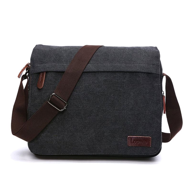 LOSMILE Borsa a tracolla Uomo Nero 38365