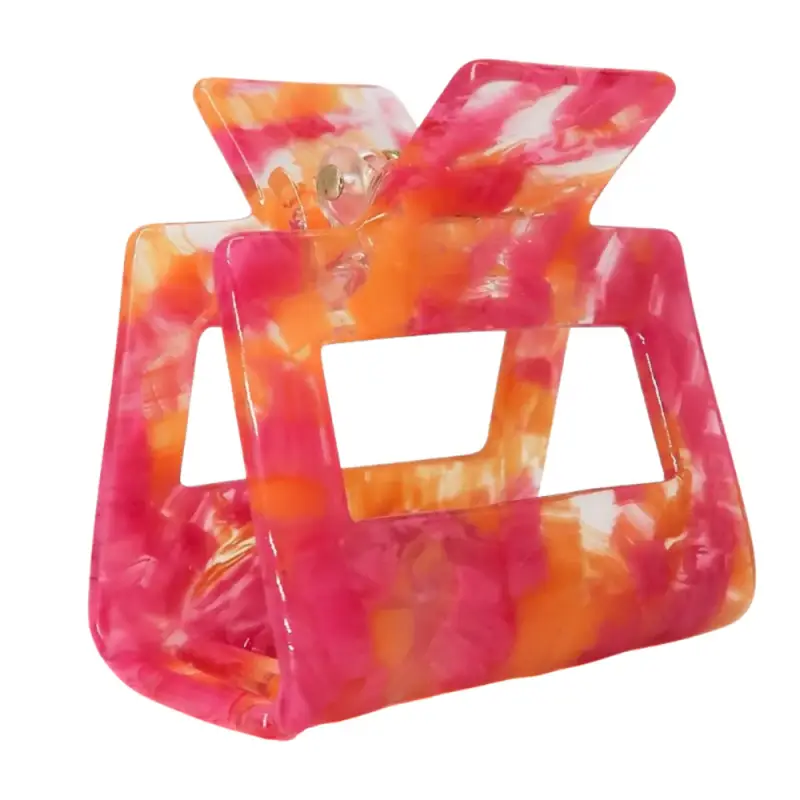 curls Molletta per Capelli, Rosa/Arancione