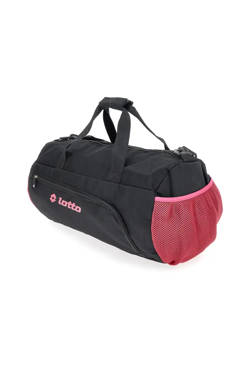 Borsone nero con inserti rosa Lotto LTT427 [FUXIA] miniatura 2