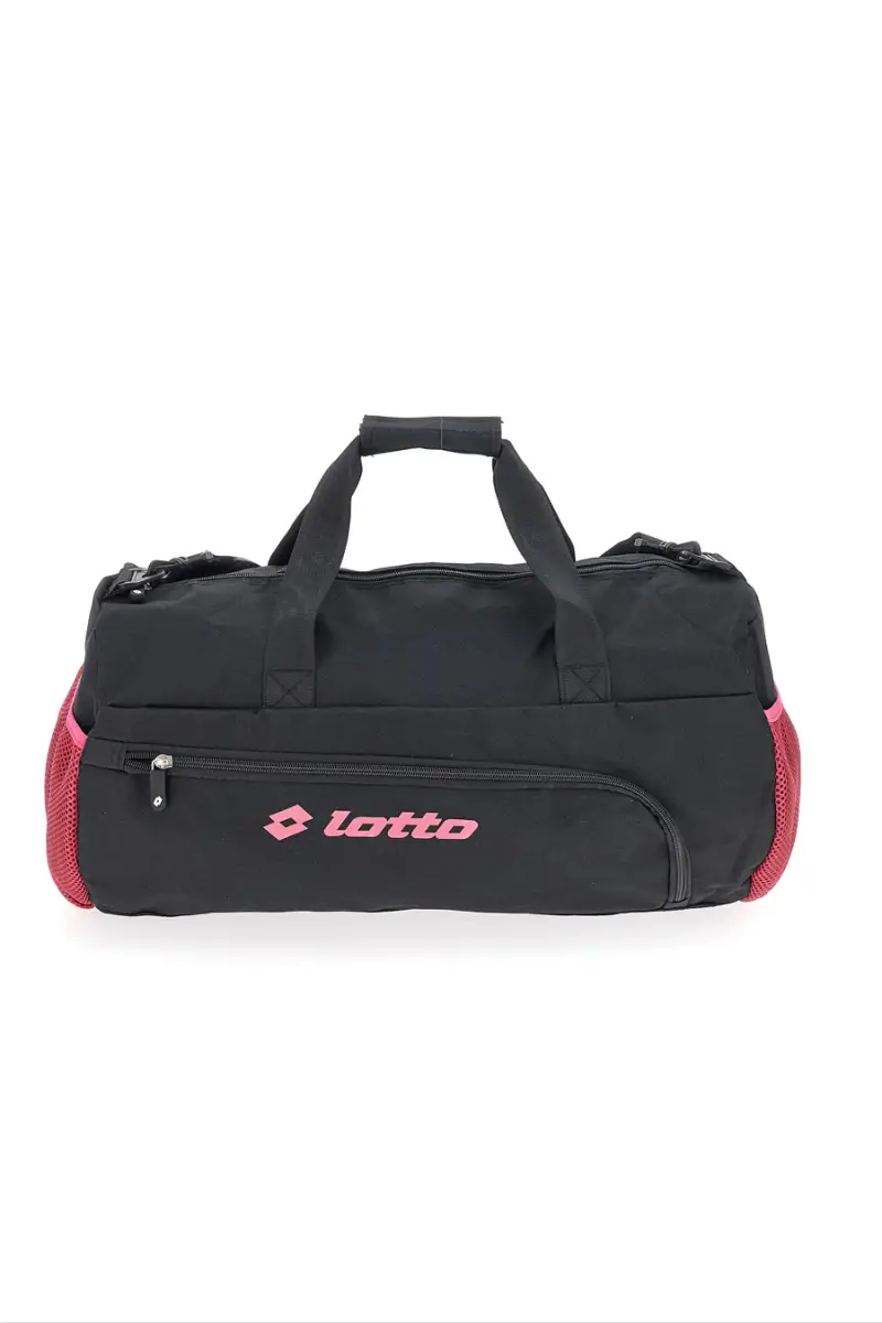 Borsone nero con inserti rosa Lotto LTT427 [FUXIA]