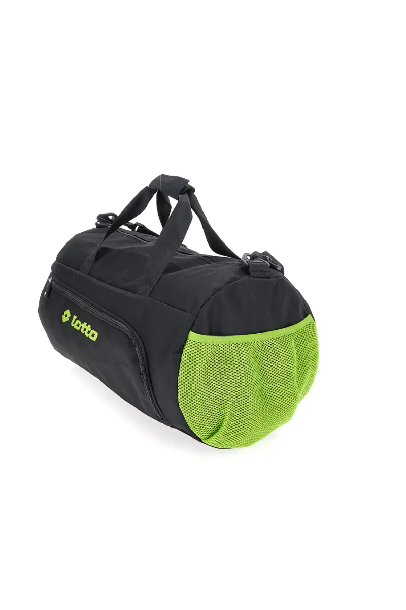 Borsone nero con inserti verdi Lotto LTT427 [VERDE] miniatura 2