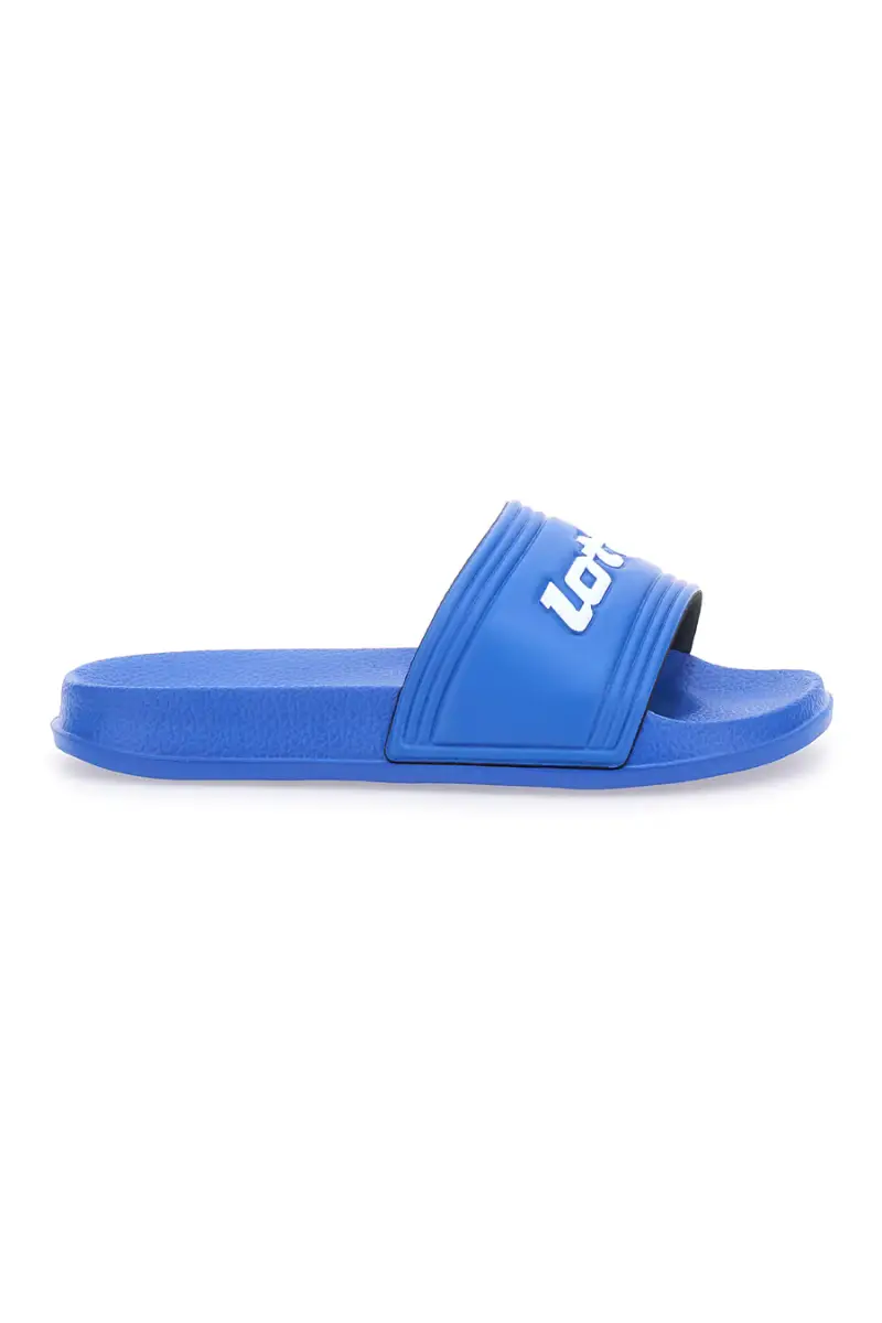 Ciabatte blu con fascia monocolore e logo LOTTO MIDWAY V SLIDE CL [BLUE]