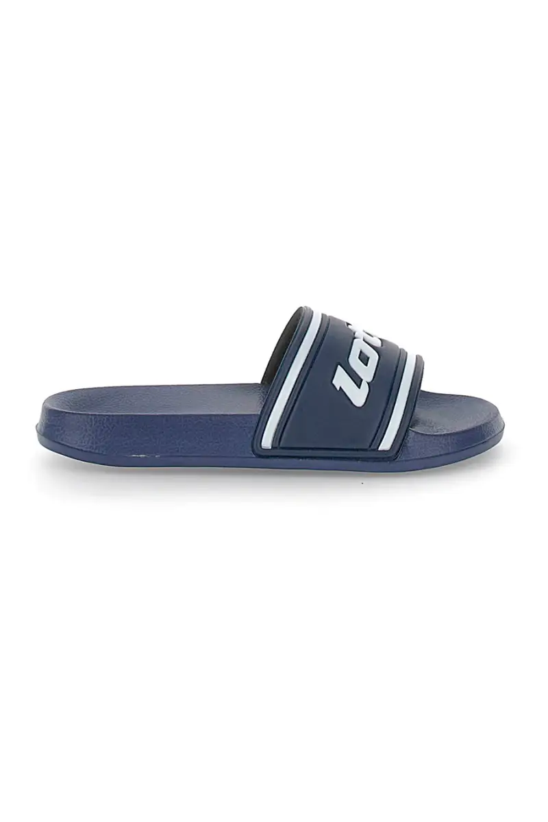 Ciabatte blu con logo Lotto MIDWAY IV SLIDE JR [BLUE]