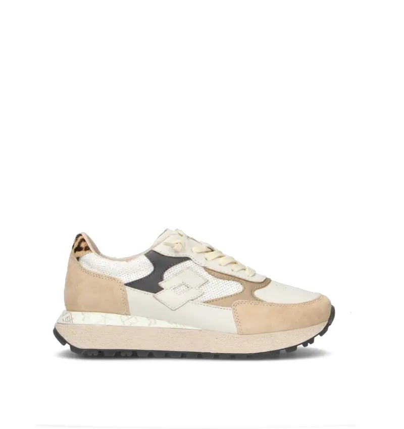 Sneaker donna bianca/beige Vario