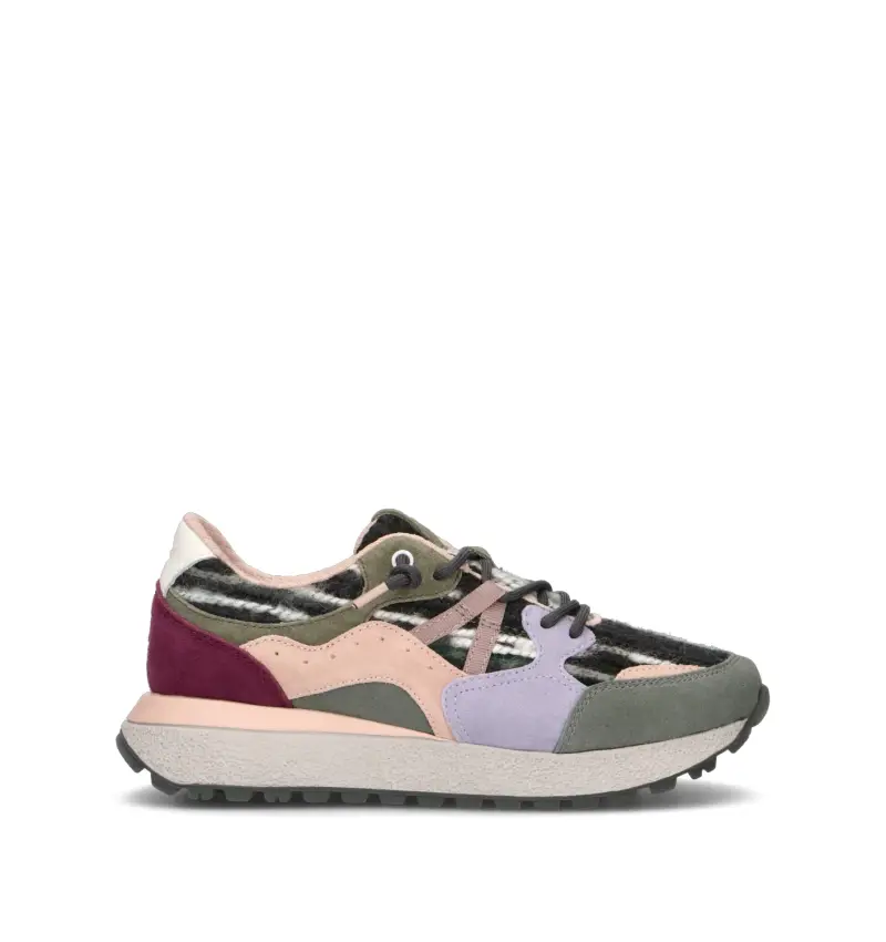 Sneaker donna multicolor in pelle Vario