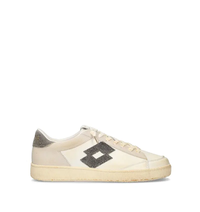 Sneaker uomo bianca in pelle Vario