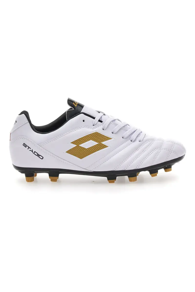 Scarpe da Calcio Bianche Outdoor con Dettagli Colorati LOTTO STADIO 705 FG [BIANCO]