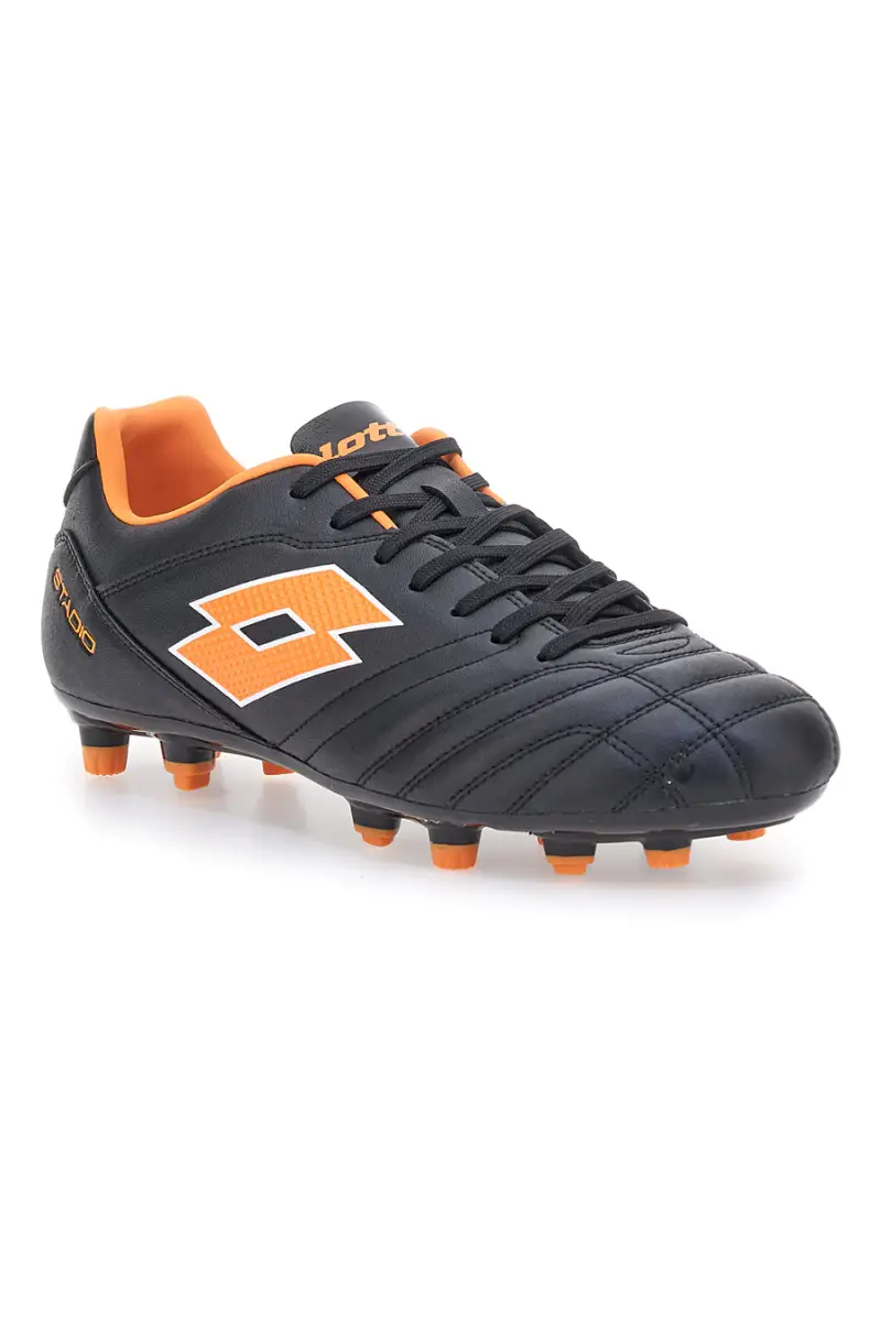 Scarpe da calcio nere con dettagli arancioni Lotto 219545 DKY [NERO] miniatura 2