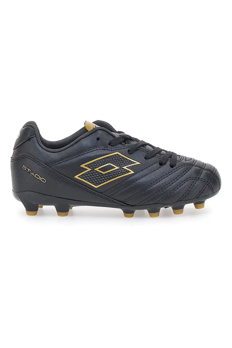 Scarpe da Calcio nere Lotto Stadio 705 Fg Jr [NERO]