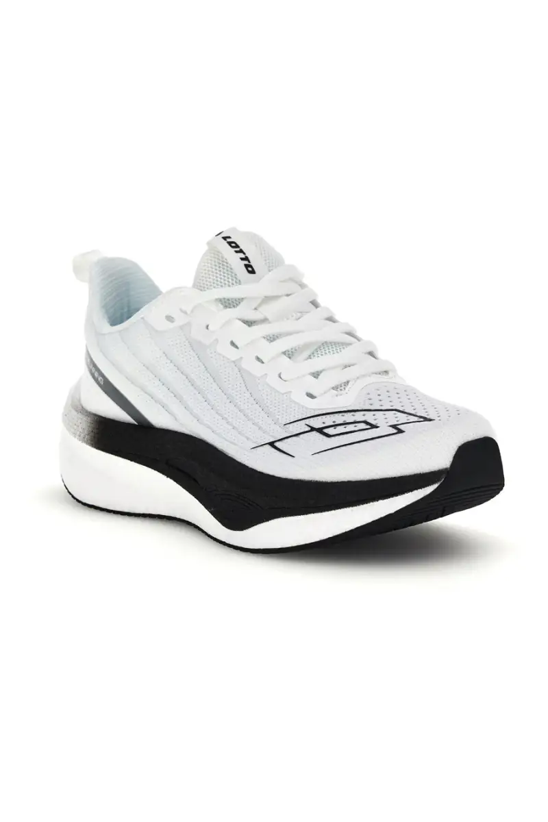 Scarpe da running bianco nero memory foam traspirante Lotto Speedride 700 III W [WHITE miniatura 2