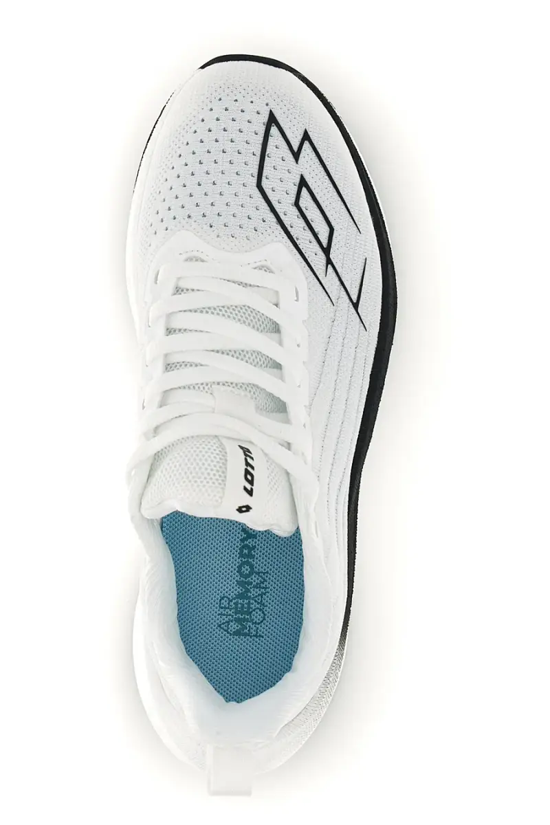 Scarpe da running bianco nero memory foam traspirante Lotto Speedride 700 III W [WHITE miniatura 3