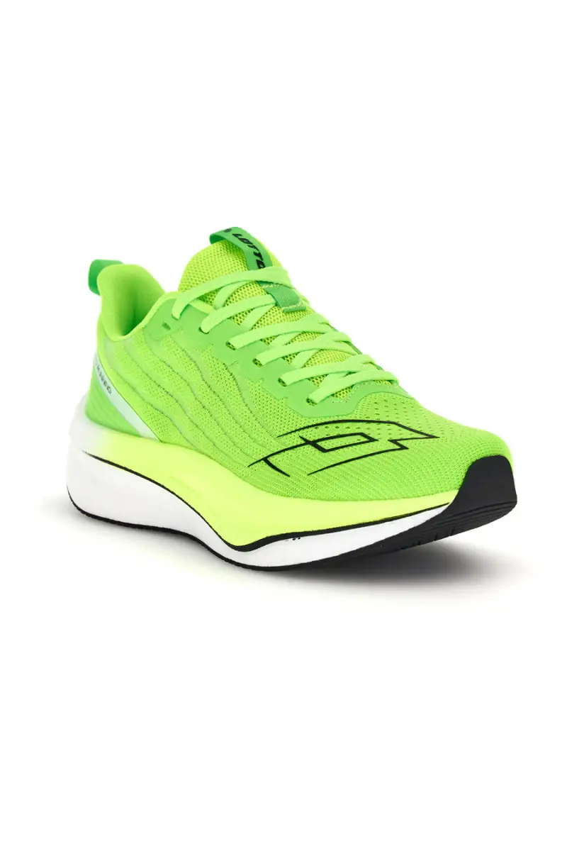 Scarpe da running verde fluo traspirante memory foam Lotto Speedride 700 III [VERDE] miniatura 2
