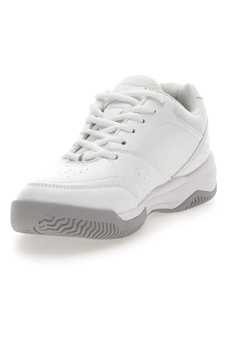 Scarpe da tennis bianche con memory foam Lotto Court Logo AMF XX W [WHITE miniatura 3