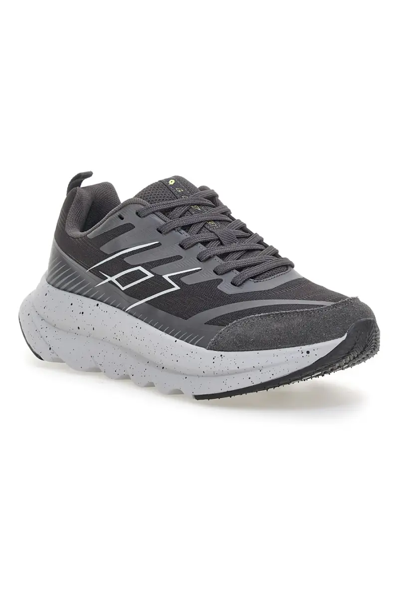 Scarpe running nere con suola ammortizzata Lotto Run 60 AMF [GRIGIO] miniatura 2