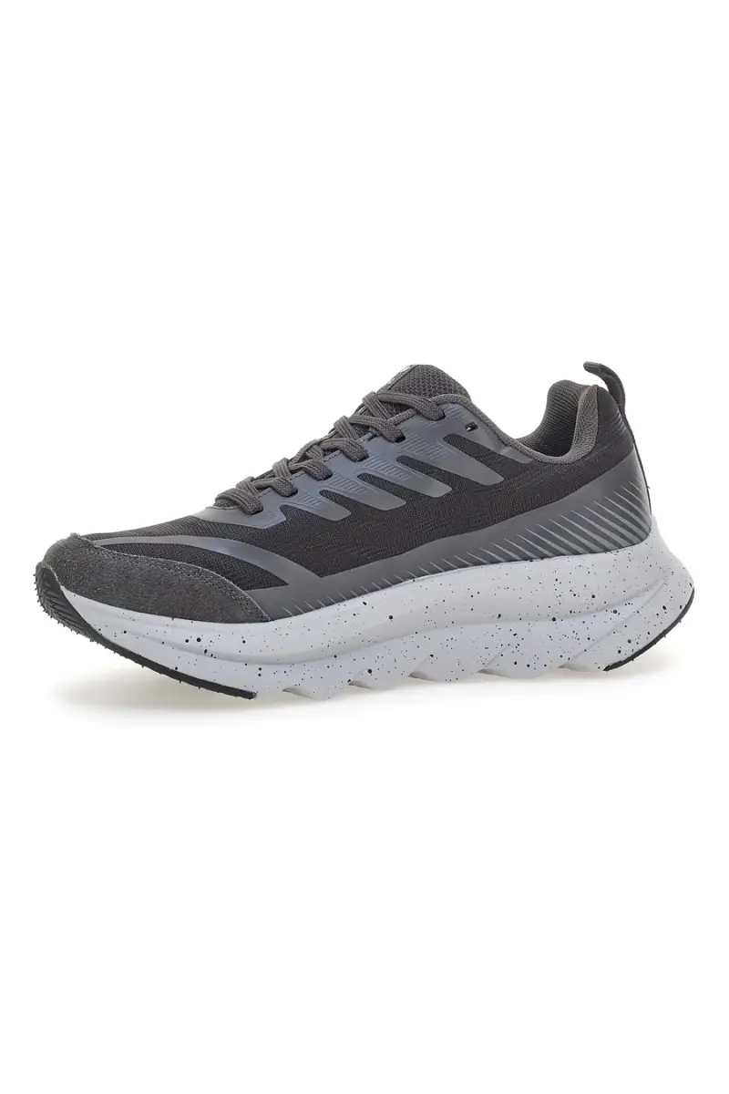 Scarpe running nere con suola ammortizzata Lotto Run 60 AMF [GRIGIO] miniatura 4
