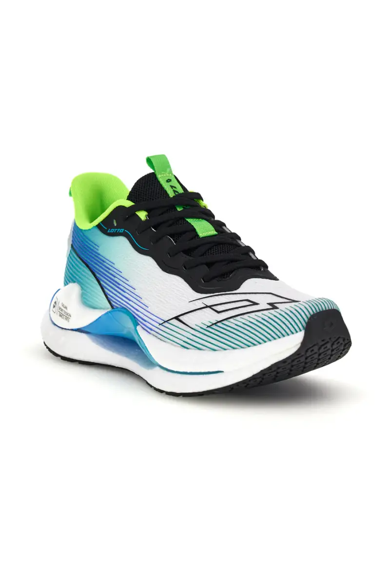 Scarpe sportive bianco blu traspirante memory foam Lotto Speedride 500 [BIANCO] miniatura 2