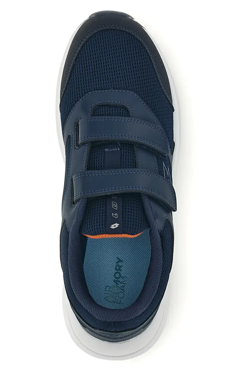 Scarpe sportive blu chiusura a strappo memory foam Lotto Speedride 801 III S [BLUE] miniatura 3