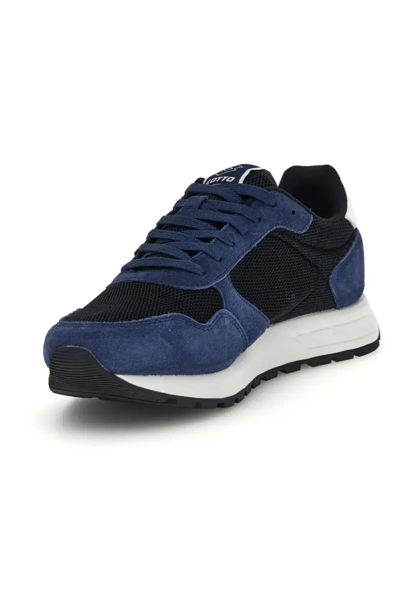 Scarpe sportive blu memory foam traspirante Lotto Trainer 2000 AMF [BLUE] miniatura 4