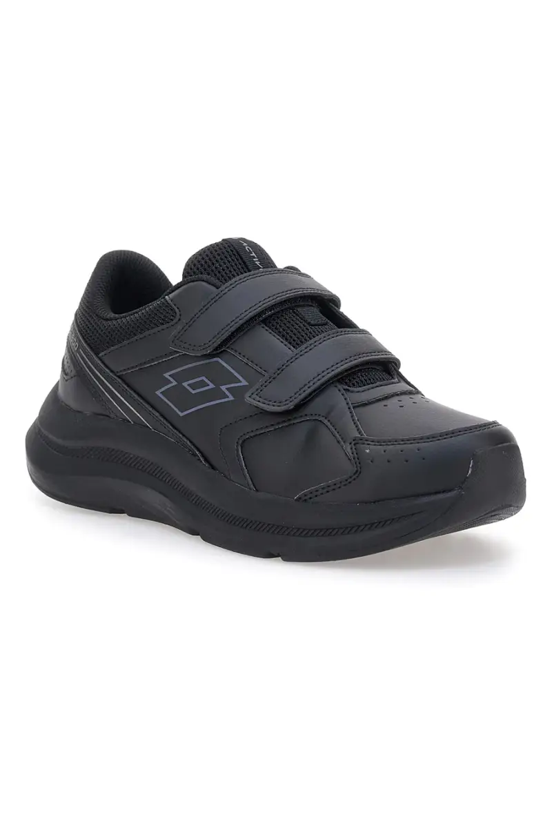 Scarpe sportive nere con doppio strappo Lotto Speedride 809 II S [NERO] miniatura 2