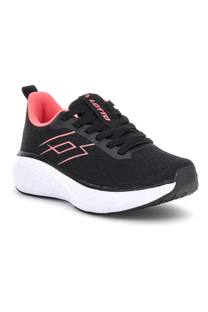 Scarpe sportive nero con inserti rosa traspiranti Lotto Speedride 900 II W [NERO] miniatura 2