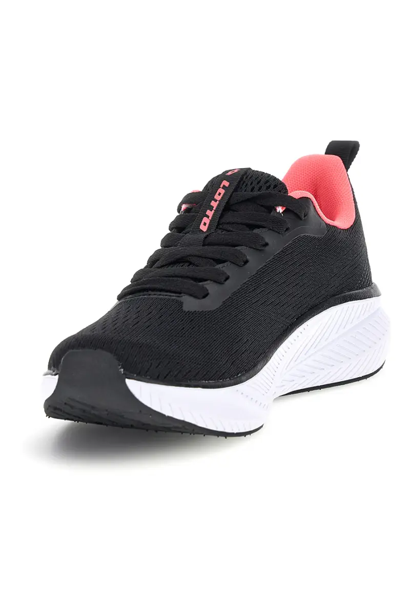Scarpe sportive nero con inserti rosa traspiranti Lotto Speedride 900 II W [NERO] miniatura 3