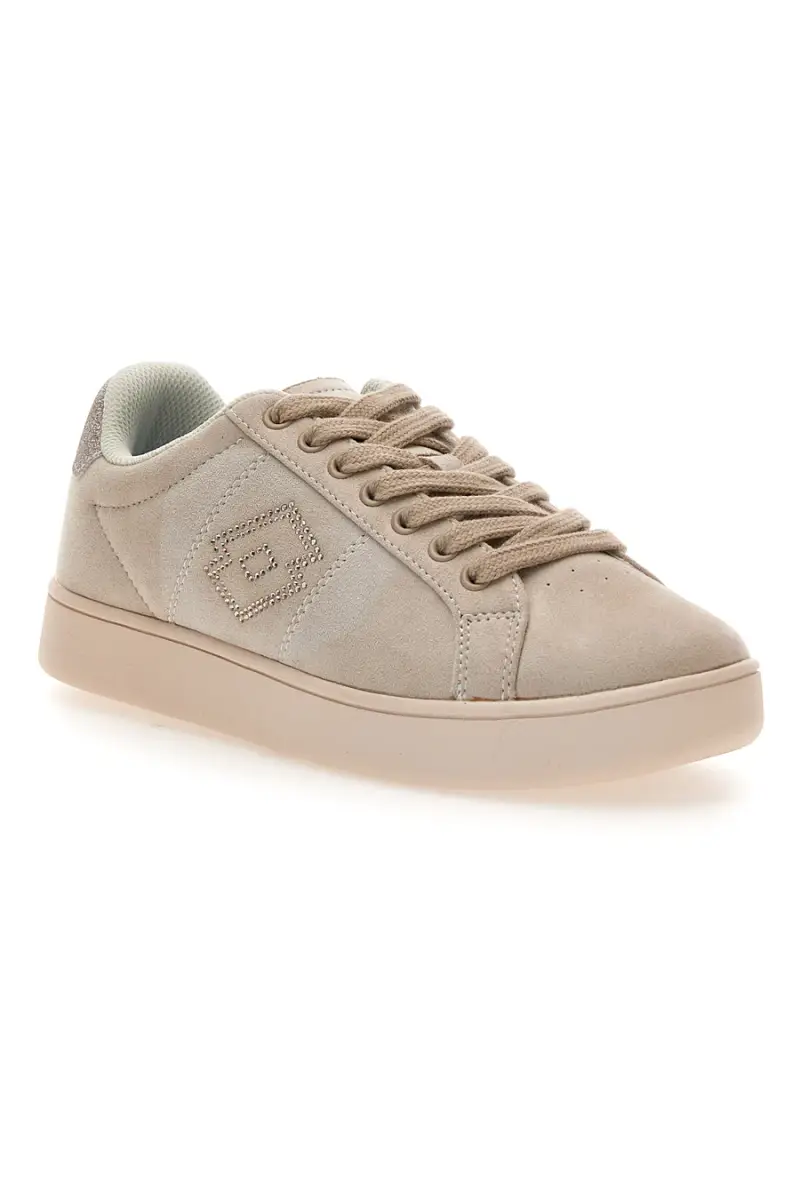 Sneakers beige in materiale scamosciato Lotto 1973 2 AMF II PU SUE W [BEIGE] miniatura 2