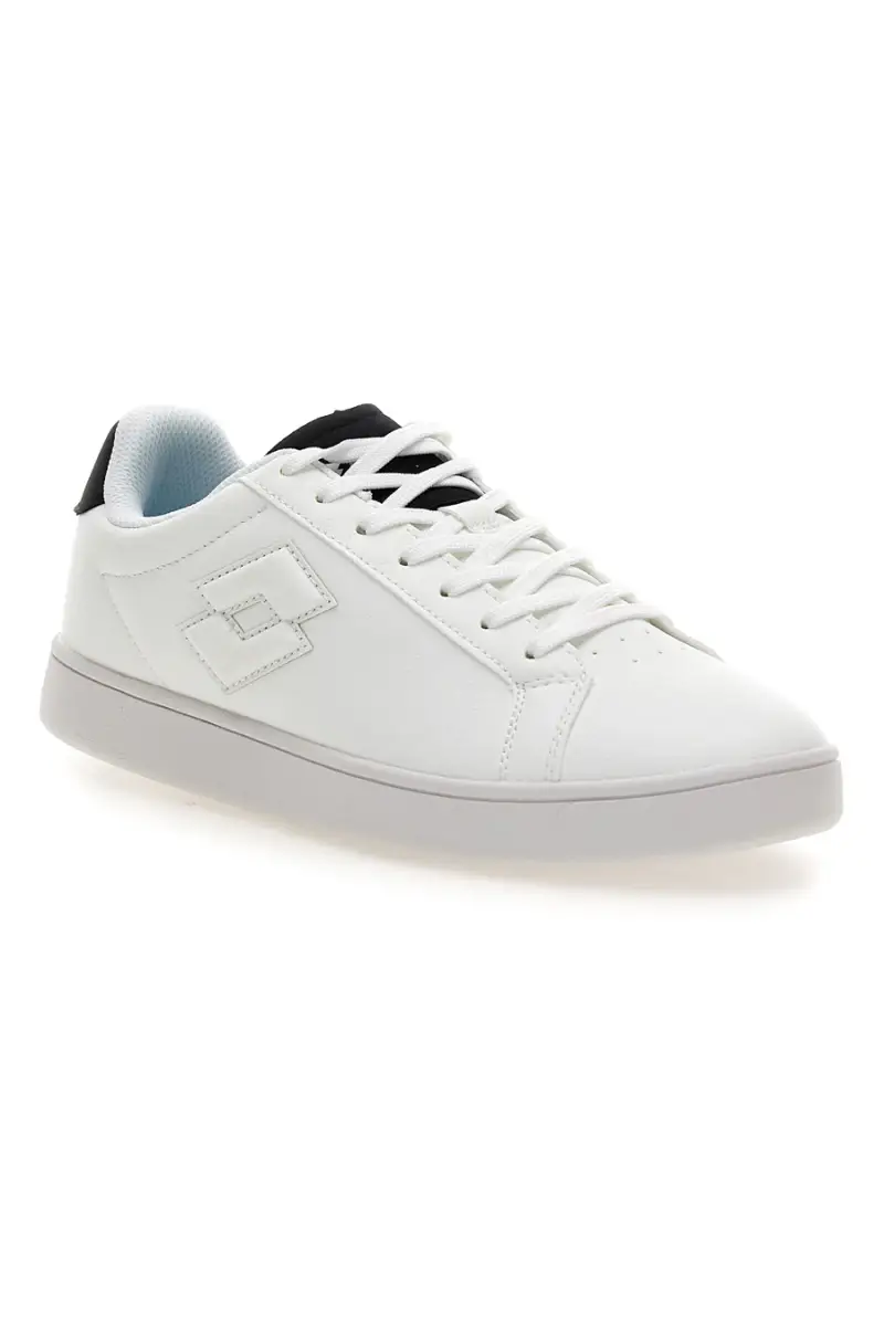 Sneakers bianche con dettagli neri Lotto 1973 AMF VI PU [BIANCO] miniatura 2