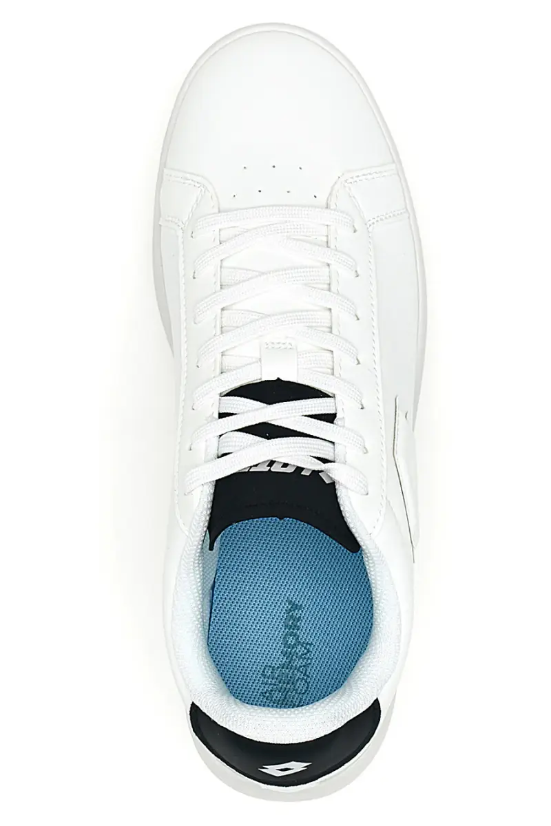 Sneakers bianche con dettagli neri Lotto 1973 AMF VI PU [BIANCO] miniatura 3