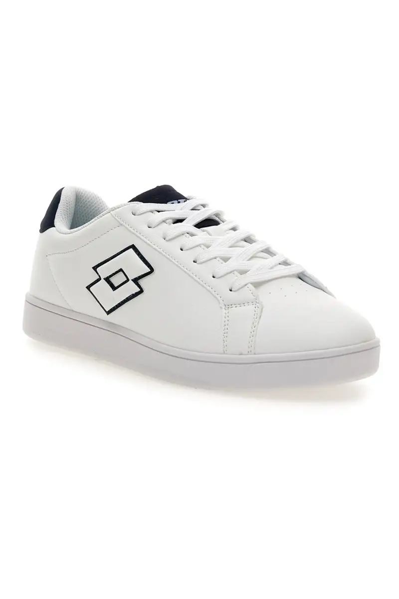 Sneakers bianche con logo laterale Lotto 1973 AMF [BIANCO] miniatura 2