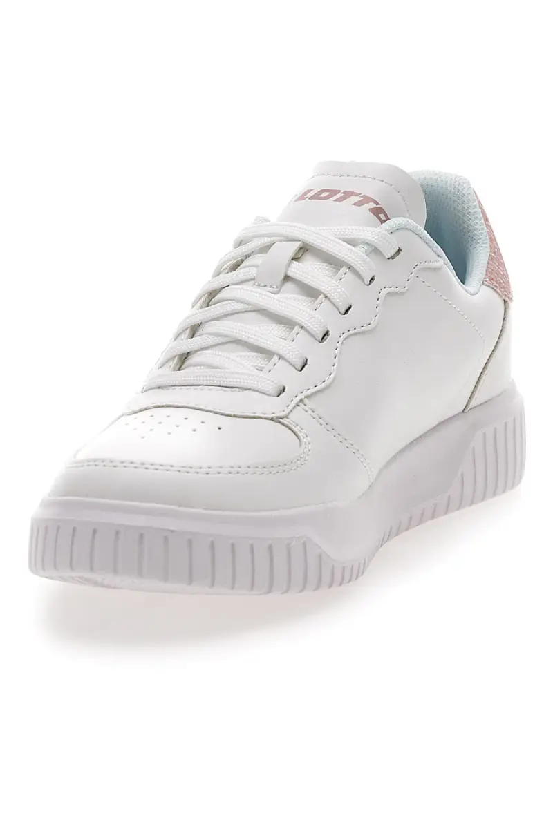 Sneakers Bianche e Rosa con Glitter Lotto Venus 1 AMF III GLI W [BIANCO miniatura 3