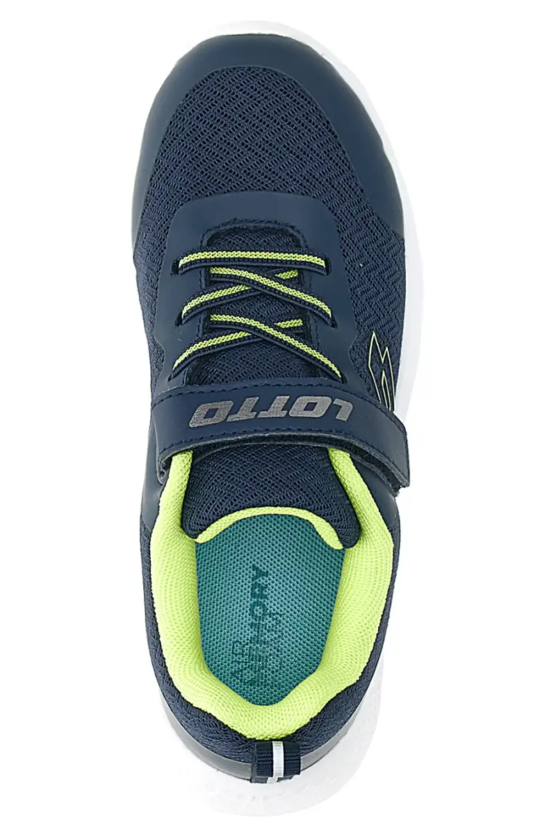 Sneakers blu con dettagli rossi Lotto Rider AMF II CL S [BLUE] miniatura 3