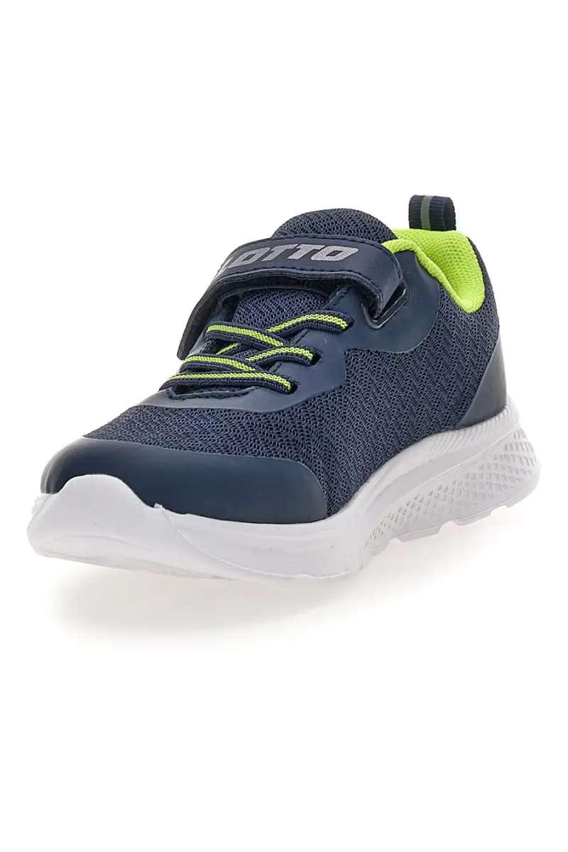 Sneakers blu con dettagli rossi Lotto Rider AMF II CL S [BLUE] miniatura 4