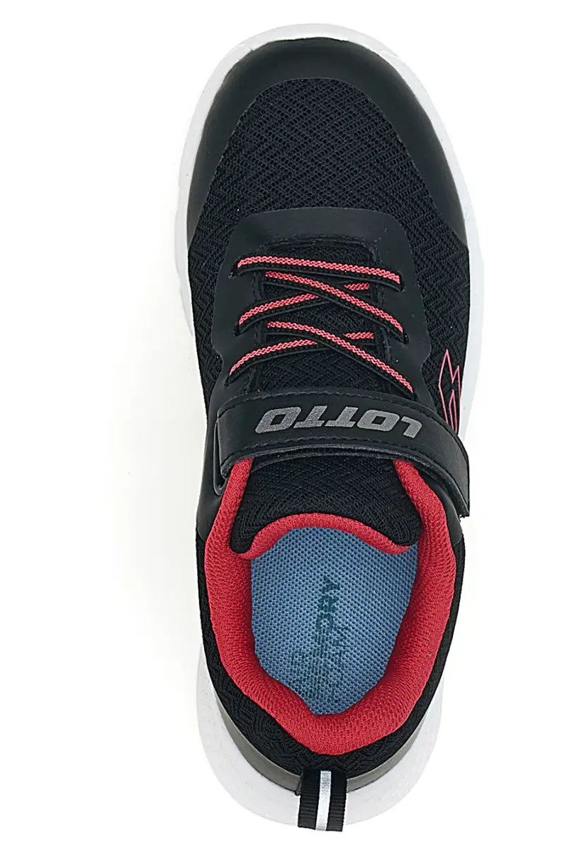 Sneakers nere con dettagli rossi Lotto Rider AMF II CL S [NERO] miniatura 3