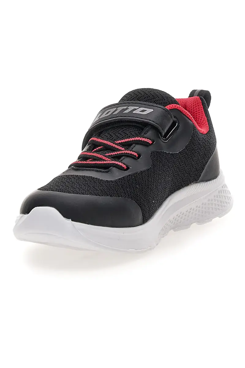 Sneakers nere con dettagli rossi Lotto Rider AMF II CL S [NERO] miniatura 4