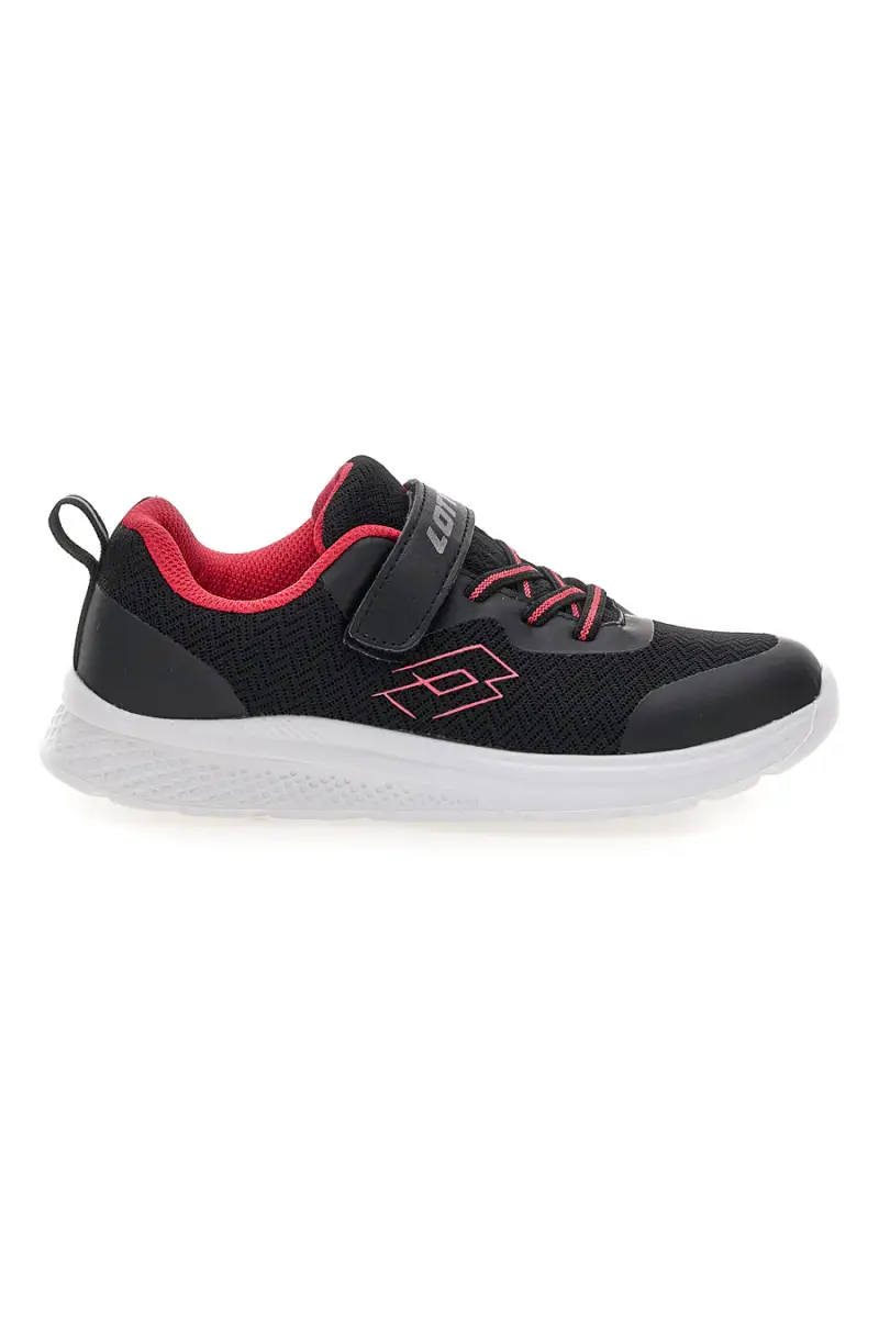 Sneakers nere con dettagli rossi Lotto Rider AMF II CL S [NERO]
