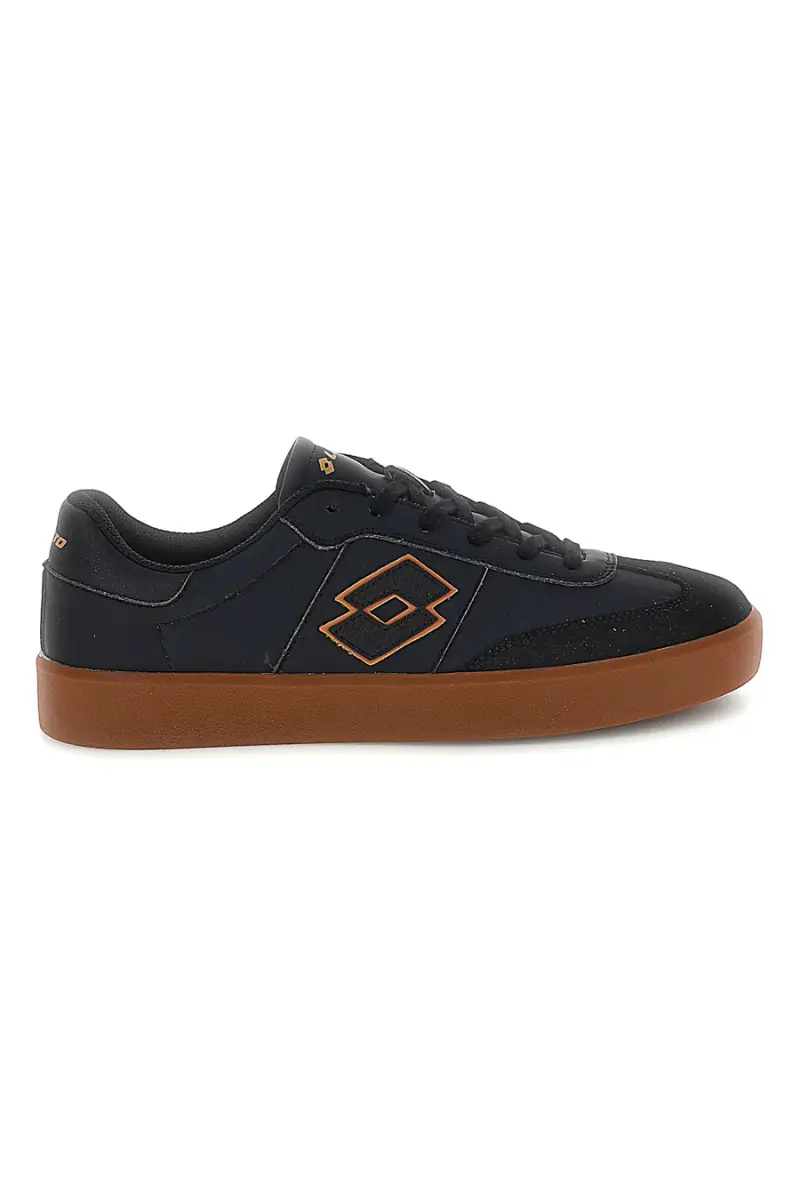 Sneakers nere con suola color cuoio Lotto EQUIPO AMF II LTH [NERO]