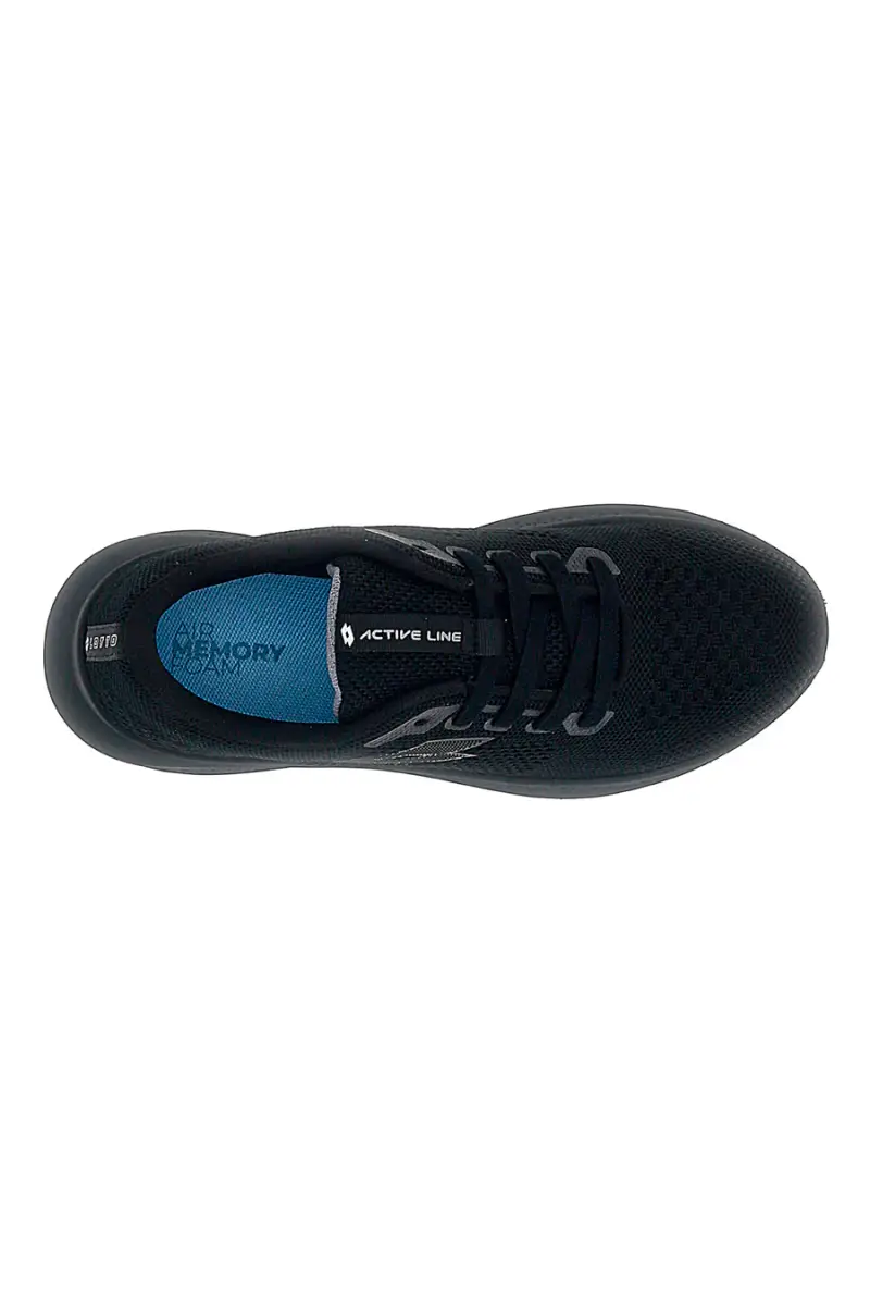 Sneakers nere in mesh con memory foam Lotto SPEEDRIDE 900 W [NERO] miniatura 3