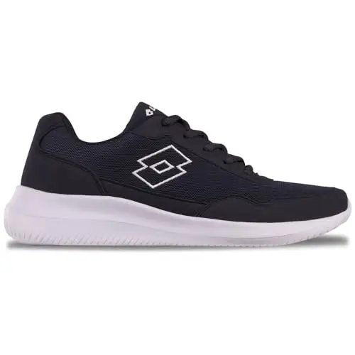 Lotto Unisex Connect Sneaker, Navy/White, 40 EU, Navy White, 40 EU
