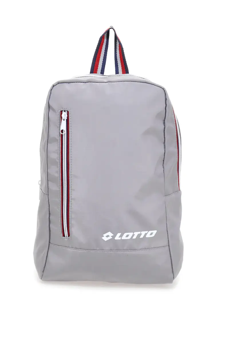 Zaino grigio con zip a contrasto Lotto LTT438 [GRIGIO]