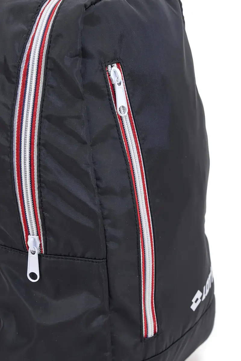 Zaino nero con zip a contrasto Lotto LTT438 [NERO] miniatura 5
