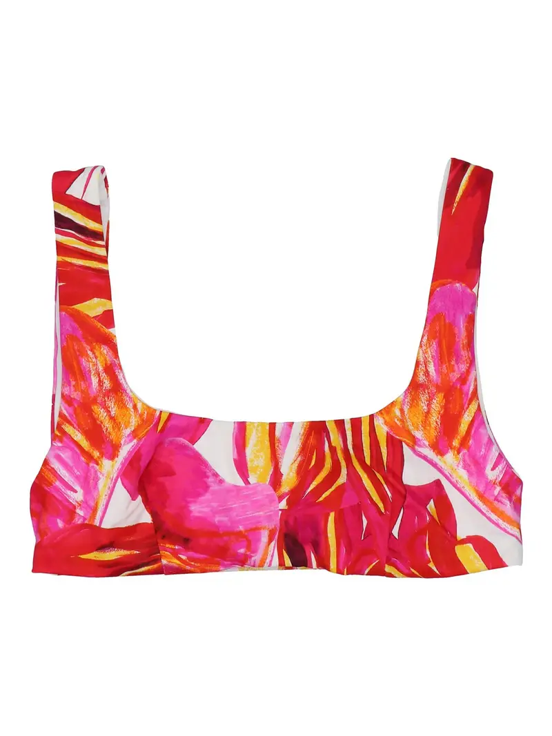 Top bikini scoop Multicolore