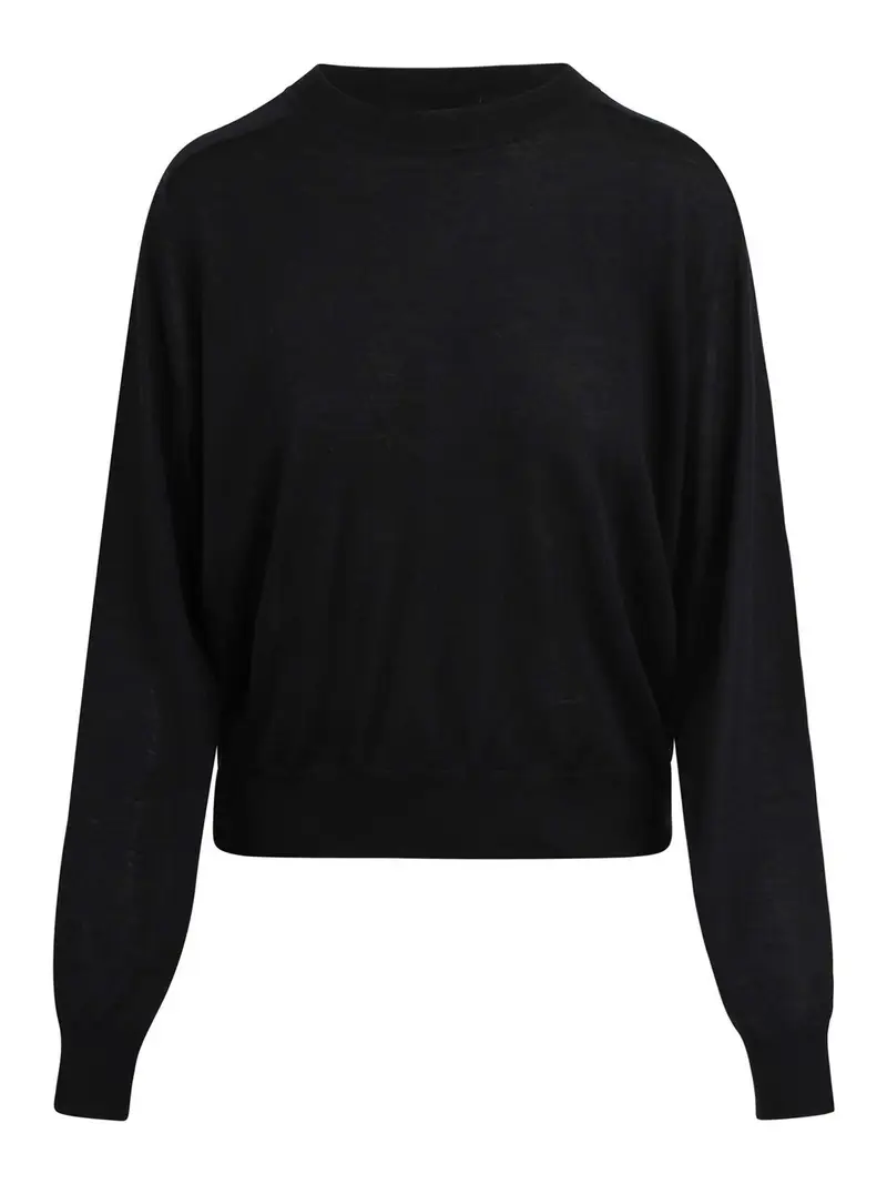 Maglia Angus In Cashmere Extra Fine Nero
