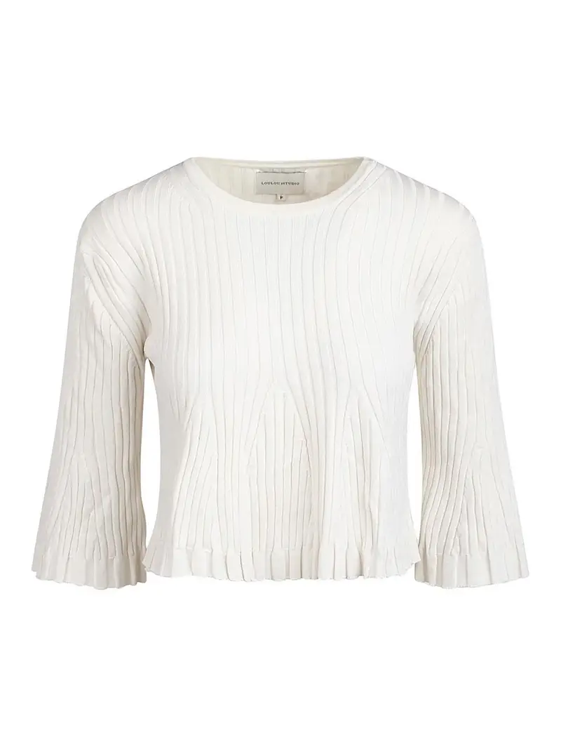 Maglione girocollo Beige