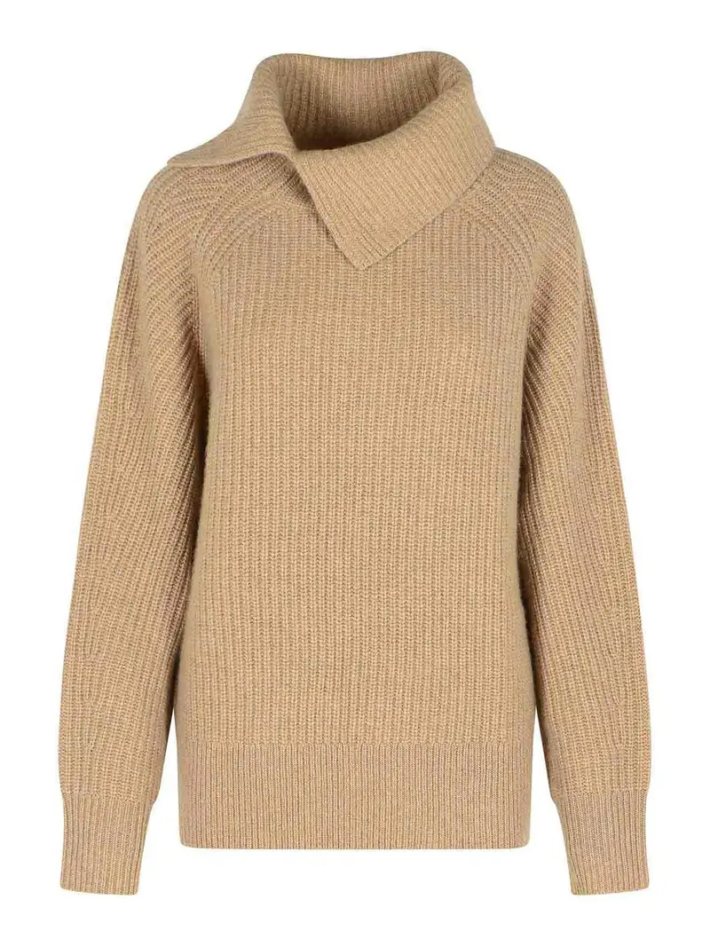 Maglione in cashmere beige Cecil