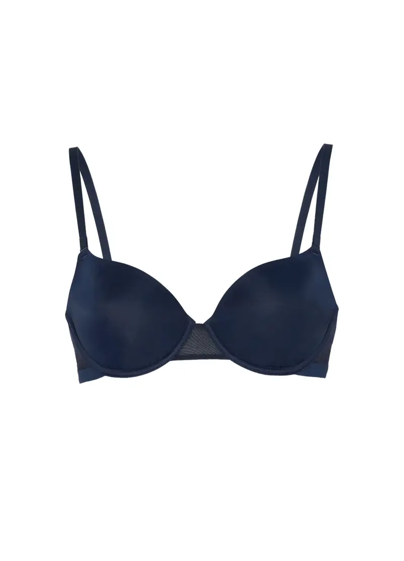 LOVABLE, Lovable Reggiseno Con Ferretto Ultra Light In Microfibra, Donna, Blu, Taglia: 4D miniatura 3