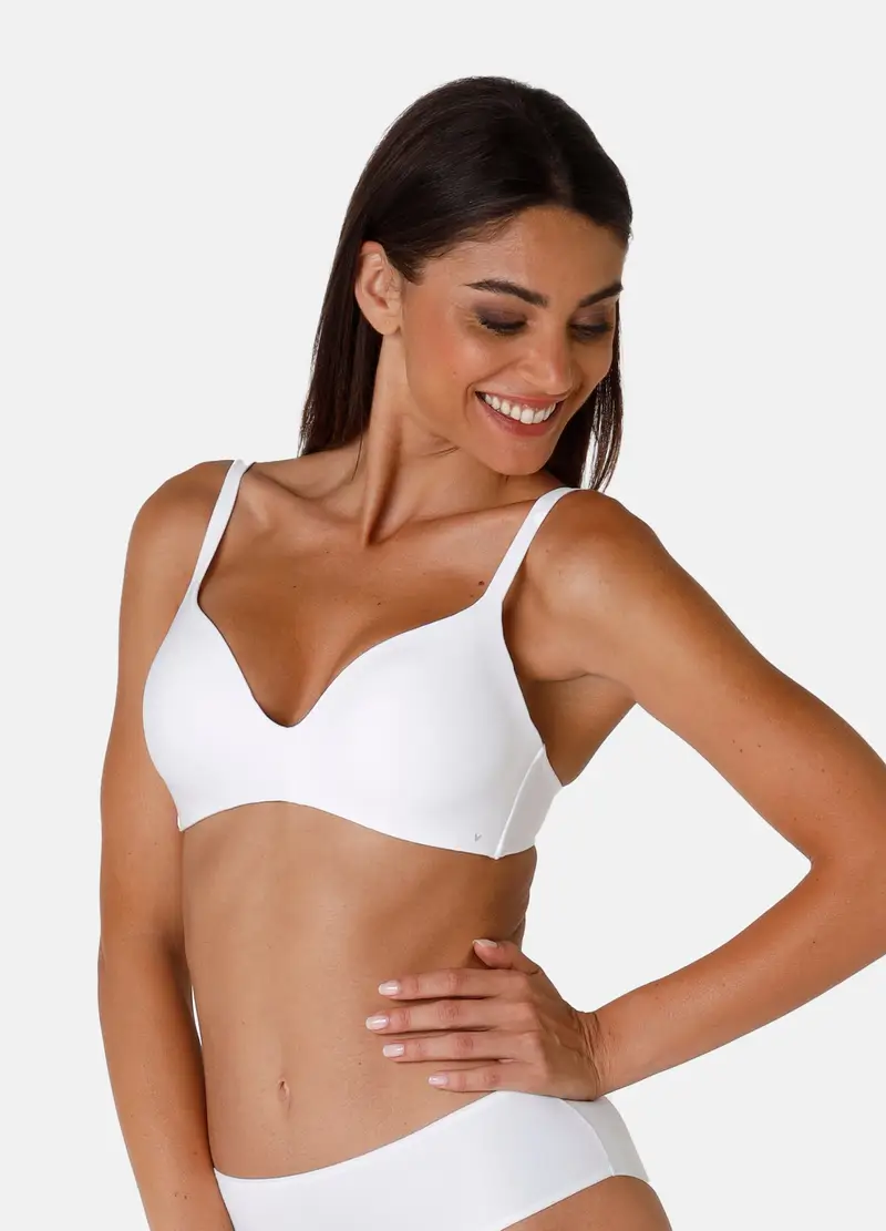 LOVABLE, Lovable Reggiseno Senza Ferretto Invisible Lift Supreme, Donna, Bianco, Taglia: 5D