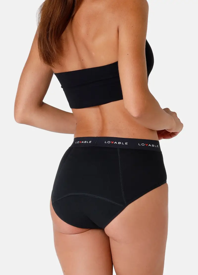 LOVABLE Slip Donna Nero 978910 miniatura 2